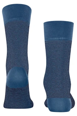 Falke Luxury^Heren sokken blauw