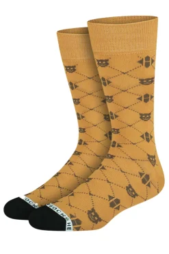 Heroes on Socks Jeans & Casuals^Heren sokken goud