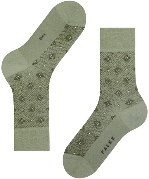 Falke Luxury^Heren sokken groen