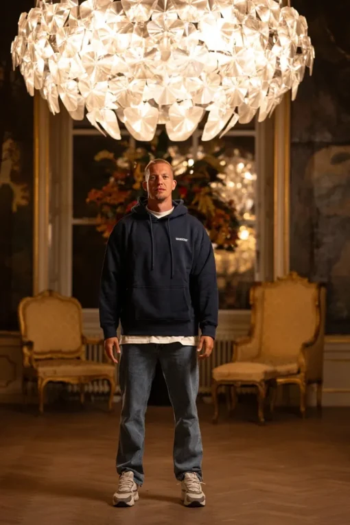 Mansour Designer|Truien & Vesten^Heren sweater blauw