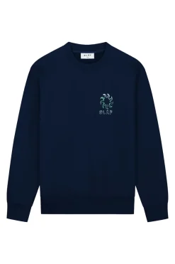 Olaf Hussein Designer|Truien & Vesten^Heren sweater blauw