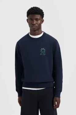 Olaf Hussein Designer|Truien & Vesten^Heren sweater blauw