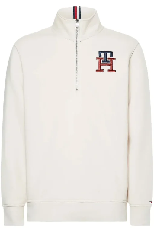Tommy Hilfiger Outlet^Heren sweater ecru