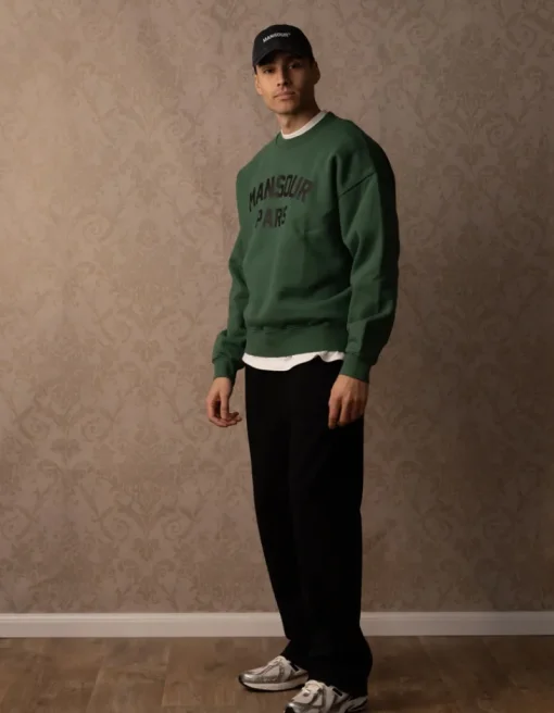 Mansour Designer|Truien & Vesten^Heren sweater groen