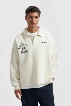 Olaf Hussein Designer|Truien & Vesten^Heren sweater wit