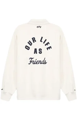 Olaf Hussein Designer|Truien & Vesten^Heren sweater wit