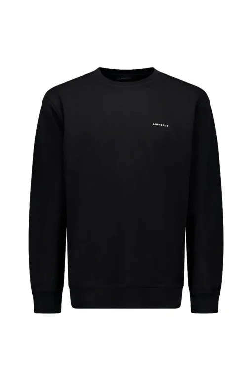 Airforce Jeans & Casuals|Truien & Vesten^Heren sweater zwart