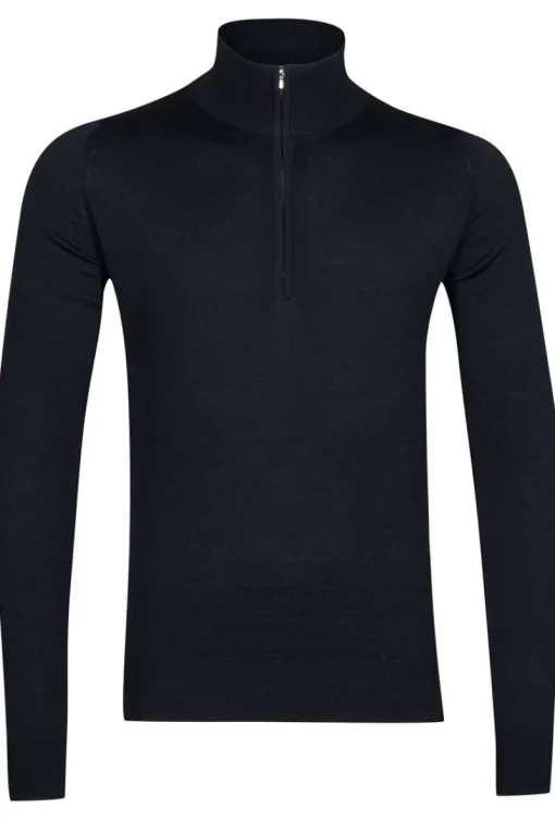 John Smedley Luxury|Truien & Vesten^Heren trui blauw