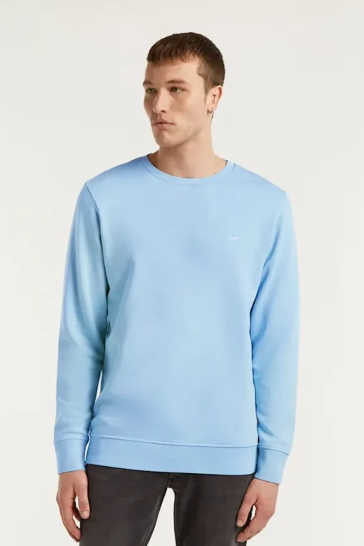 Denham Jeans & Casuals|Truien & Vesten^Heren trui blauw