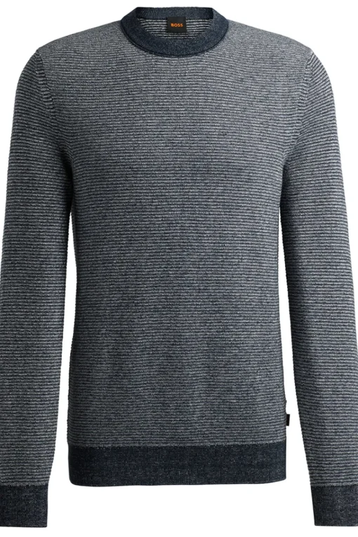 Boss Orange Jeans & Casuals|Truien & Vesten^Heren trui blauw