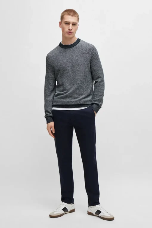 Boss Orange Jeans & Casuals|Truien & Vesten^Heren trui blauw