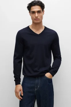 Boss Black Luxury|Truien & Vesten^Heren trui blauw