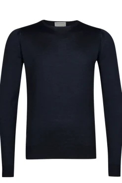 John Smedley Luxury|Truien & Vesten^Heren trui blauw