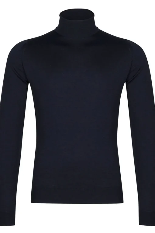 John Smedley Luxury|Truien & Vesten^Heren trui blauw