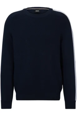 Boss Black Outlet^Heren trui blauw