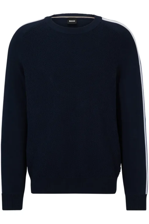Boss Black Outlet^Heren trui blauw