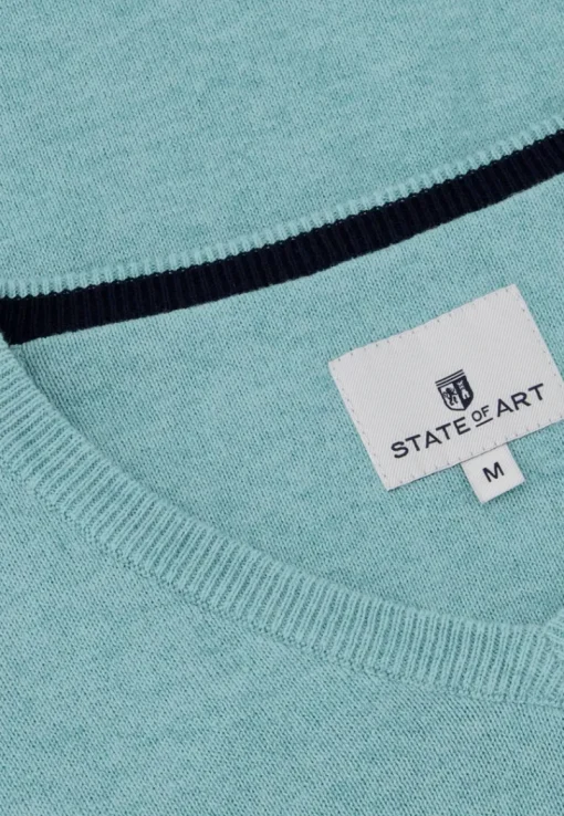 State of Art Outlet^Heren trui blauw