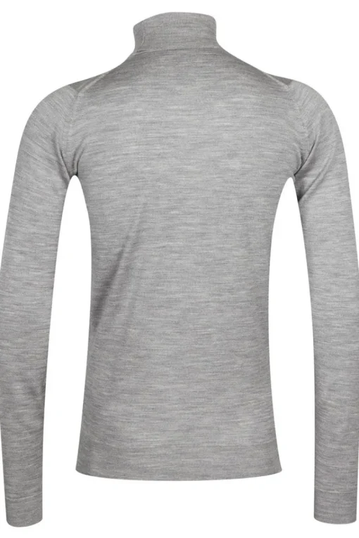 John Smedley Luxury|Truien & Vesten^Heren trui grijs