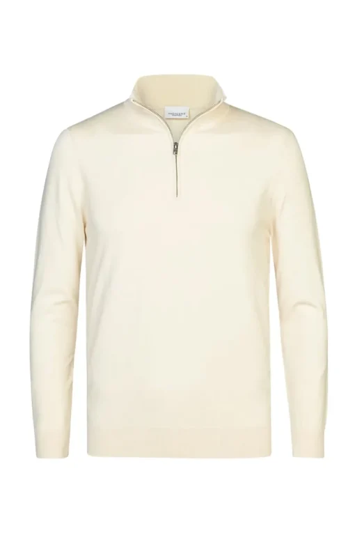 Profuomo Modern Classics|Truien & Vesten^Heren trui wit