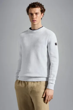 Paul & Shark Outlet^Heren trui wit