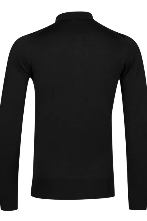 John Smedley Luxury|Truien & Vesten^Heren trui zwart