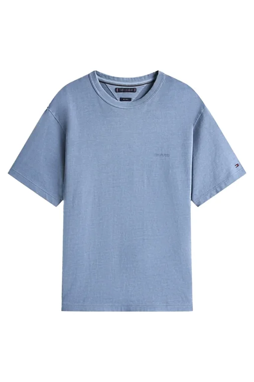 Tommy Hilfiger Jeans & Casuals|T-shirts & Polo's^Heren t-shirt kortemouw blauw