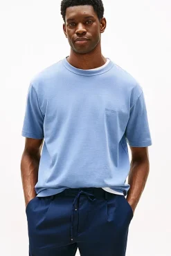 Tommy Hilfiger Jeans & Casuals|T-shirts & Polo's^Heren t-shirt kortemouw blauw