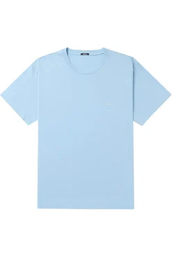 Denham Jeans & Casuals|T-shirts & Polo's^Heren t-shirt kortemouw blauw