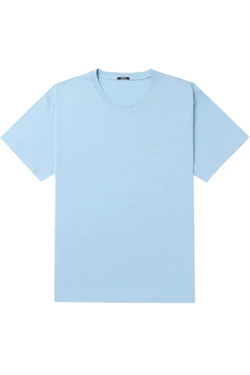 Denham Jeans & Casuals|T-shirts & Polo's^Heren t-shirt kortemouw blauw