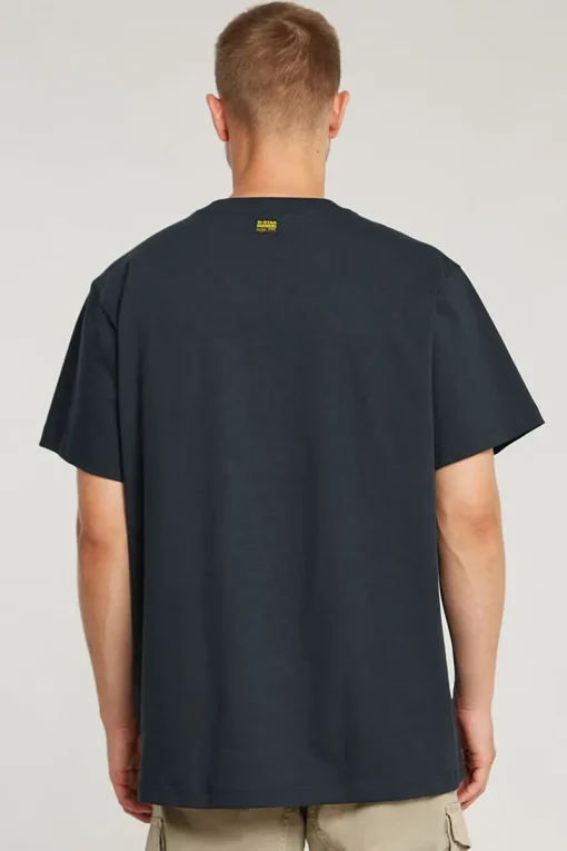 G-Star Jeans & Casuals|T-shirts & Polo's^Heren t-shirt kortemouw blauw
