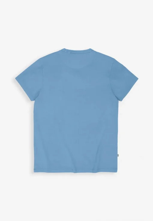 Butcher of Blue Jeans & Casuals|T-shirts & Polo's^Heren t-shirt kortemouw blauw