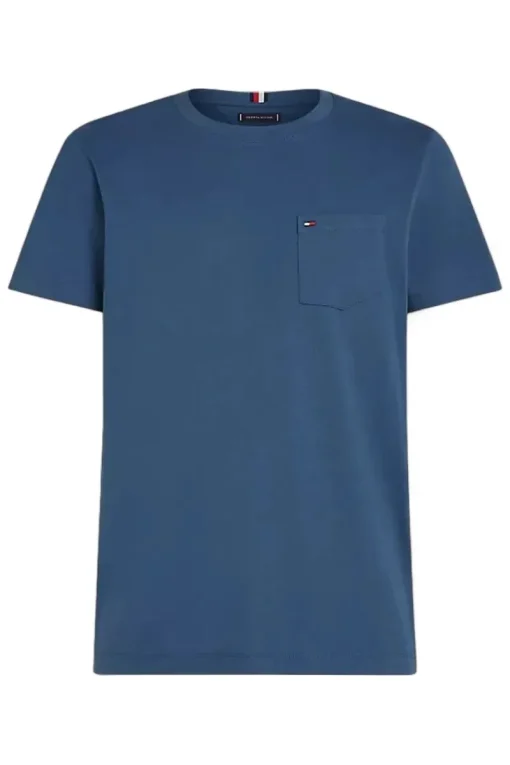 Tommy Hilfiger Jeans & Casuals|T-shirts & Polo's^Heren t-shirt kortemouw blauw