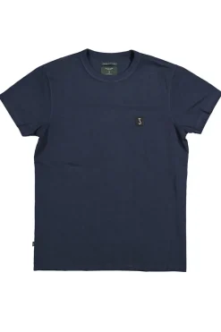 Butcher of Blue Jeans & Casuals|T-shirts & Polo's^Heren t-shirt kortemouw blauw