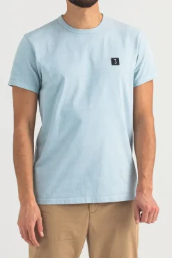 Butcher of Blue Jeans & Casuals|T-shirts & Polo's^Heren t-shirt kortemouw blauw