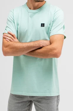 Butcher of Blue Jeans & Casuals|T-shirts & Polo's^Heren t-shirt kortemouw blauw