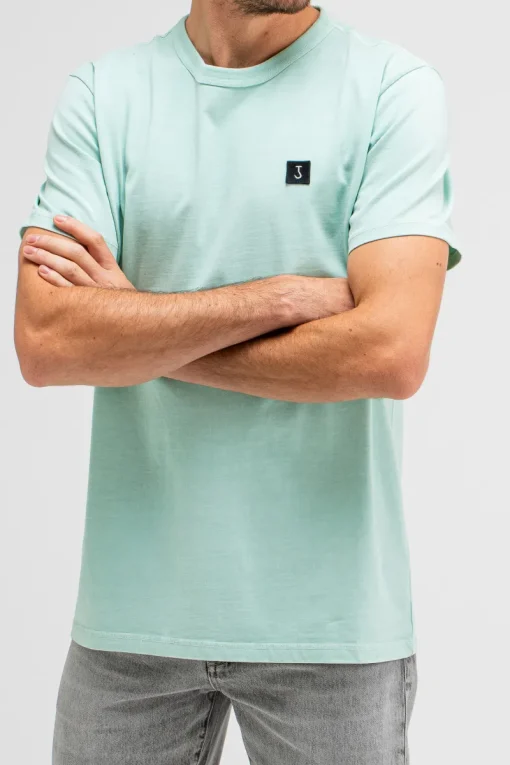 Butcher of Blue Jeans & Casuals|T-shirts & Polo's^Heren t-shirt kortemouw blauw