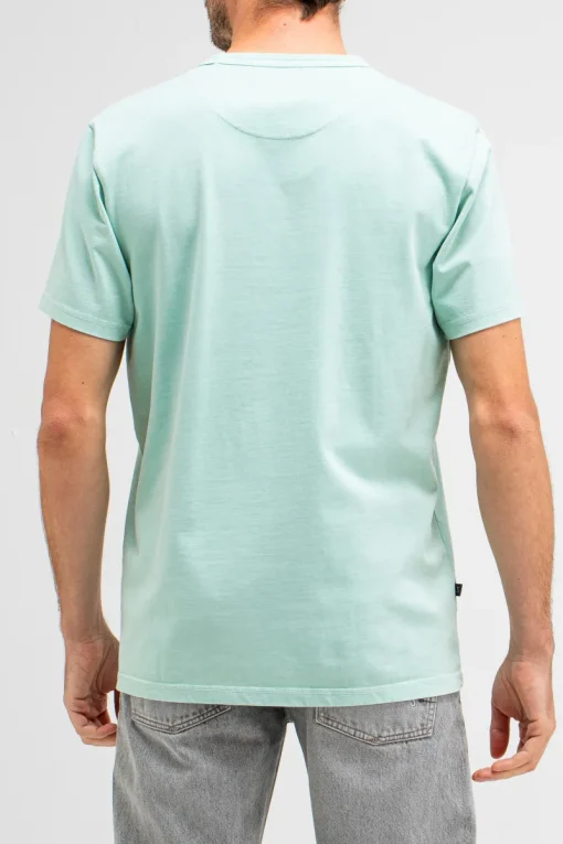 Butcher of Blue Jeans & Casuals|T-shirts & Polo's^Heren t-shirt kortemouw blauw
