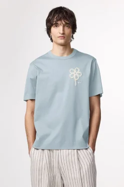 NN07 Designer|T-shirts & Polo's^Heren t-shirt kortemouw blauw