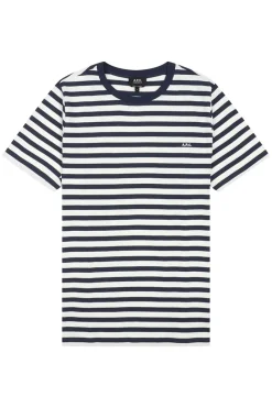A.P.C. Designer|T-shirts & Polo's^Heren t-shirt kortemouw blauw