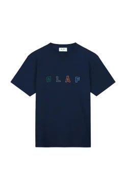 Olaf Hussein Designer|T-shirts & Polo's^Heren t-shirt kortemouw blauw