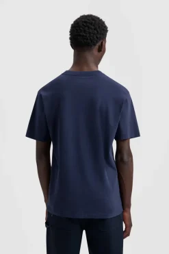 Olaf Hussein Designer|T-shirts & Polo's^Heren t-shirt kortemouw blauw