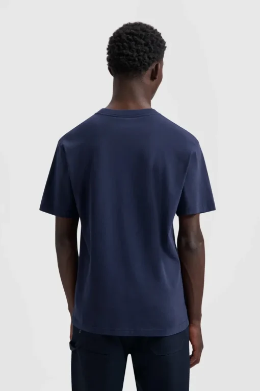 Olaf Hussein Designer|T-shirts & Polo's^Heren t-shirt kortemouw blauw