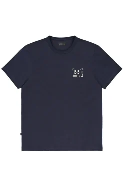 Butcher of Blue Designer|T-shirts & Polo's^Heren t-shirt kortemouw blauw