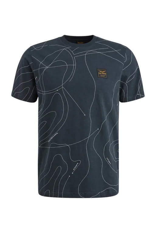 PME Legend Designer|T-shirts & Polo's^Heren t-shirt kortemouw blauw