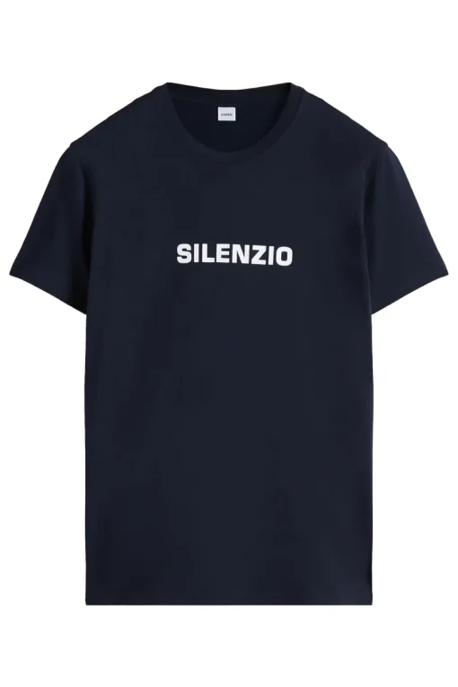 Aspesi Designer|T-shirts & Polo's^Heren t-shirt kortemouw blauw