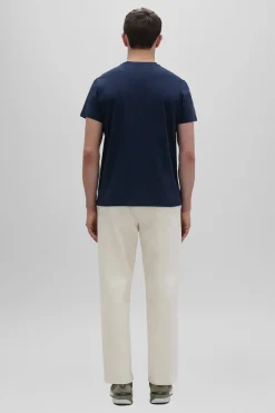 Aspesi Designer|T-shirts & Polo's^Heren t-shirt kortemouw blauw