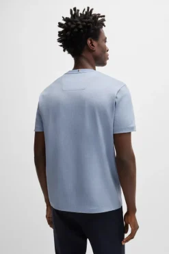 Boss Black Luxury|T-shirts & Polo's^Heren t-shirt kortemouw blauw