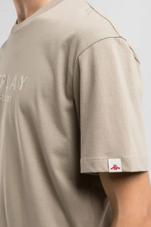 Replay Jeans & Casuals|T-shirts & Polo's^Heren t-shirt kortemouw bruin