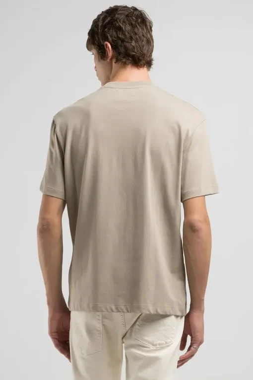 Replay Jeans & Casuals|T-shirts & Polo's^Heren t-shirt kortemouw bruin