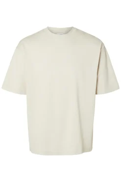 Selected Jeans & Casuals|T-shirts & Polo's^Heren t-shirt kortemouw bruin